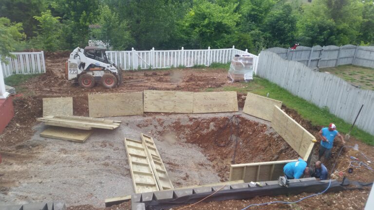 JC Pool Distributing LLC Start To Finish - Wood Wall Build Out 1