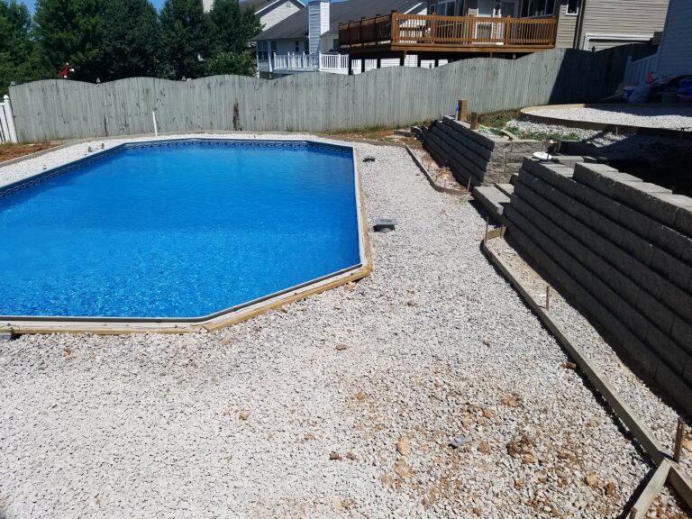JC Pool Distributing LLC Start To Finish - Wood Wall Build Out 11